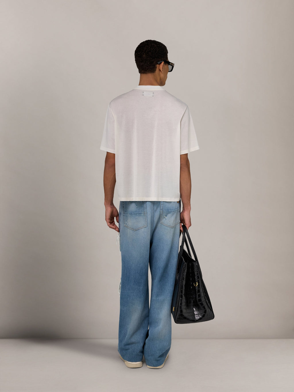 AMIRI SOUTH CALI BOX TEE IVORY — vista 4