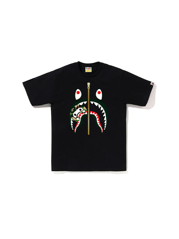 A BATHING APE ABC CAMO MILO SHARK TEE BAPE The Hype Company