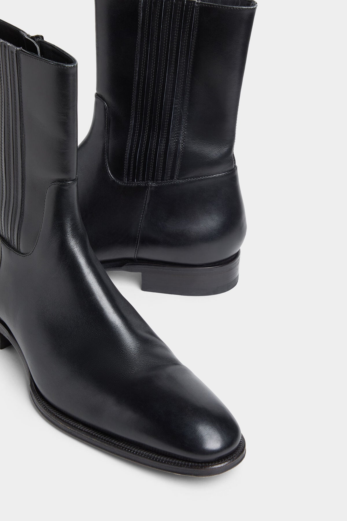 DSQUARED2 D2 CLASSIC FLAT ANKLE BOOT BLACK — vista 4
