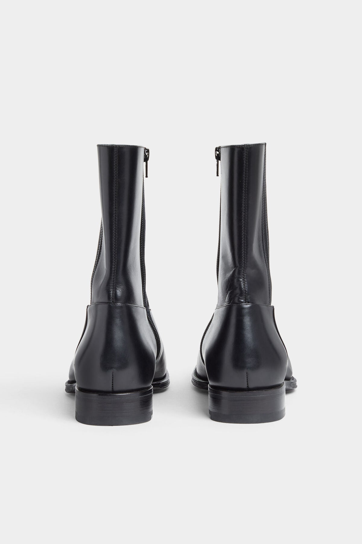 DSQUARED2 D2 CLASSIC FLAT ANKLE BOOT BLACK — vista 3