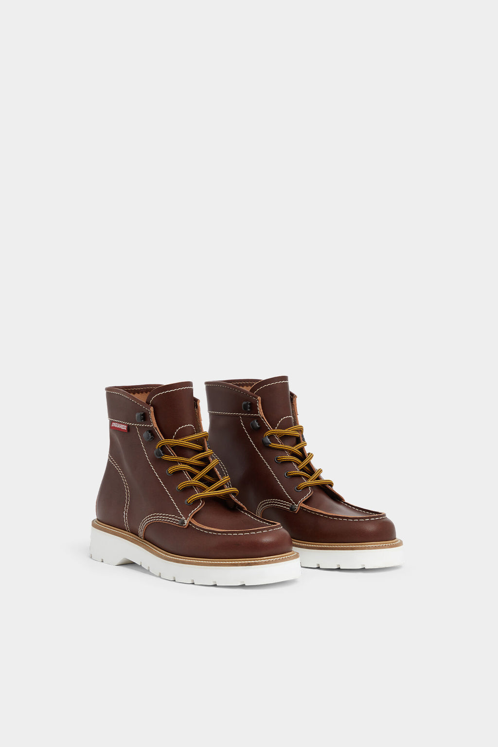 DSQUARED2 EXPLORER ANKLE BOOTS BROWN — vista 2