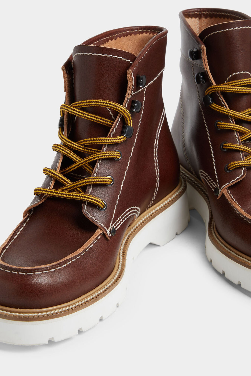 DSQUARED2 EXPLORER ANKLE BOOTS BROWN — vista 5