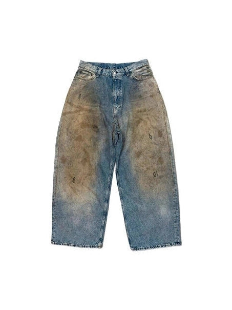 ACNE STUDIOS 2023 SUPER BAGGY FIT JEANS IN MID BLUE ACNE STUDIOS The Hype Company