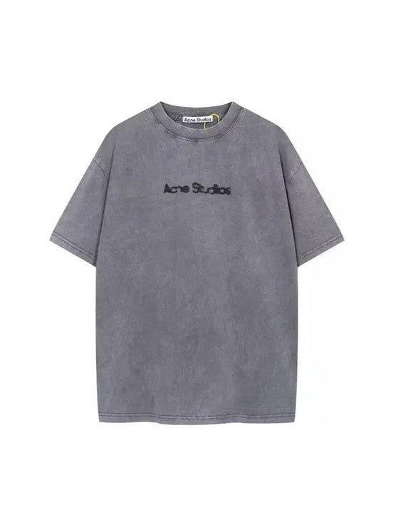 ACNE STUDIOS BLURRED LOGO T-SHIRT GREY