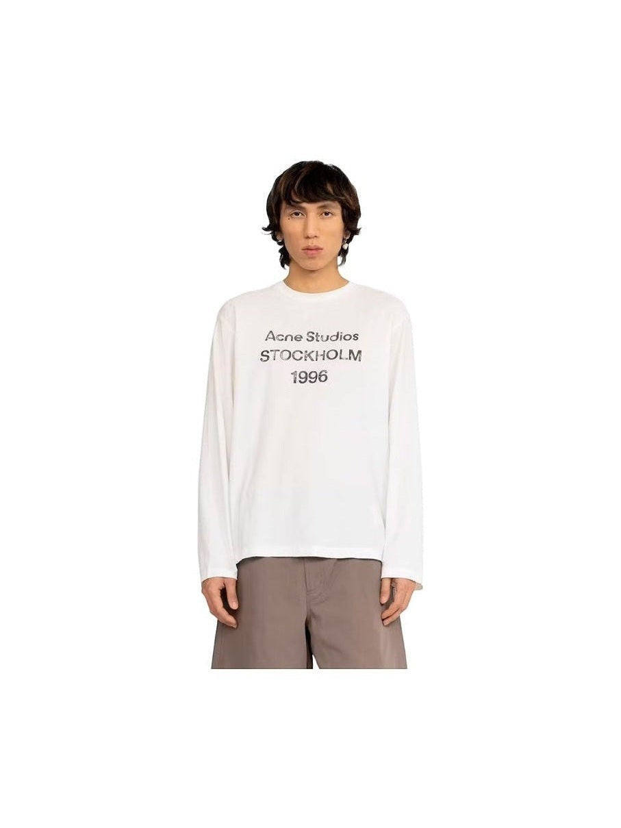 ACNE STUDIOS CRYSTAL LONGSLEEVE WHITE ACNE STUDIOS The Hype Company