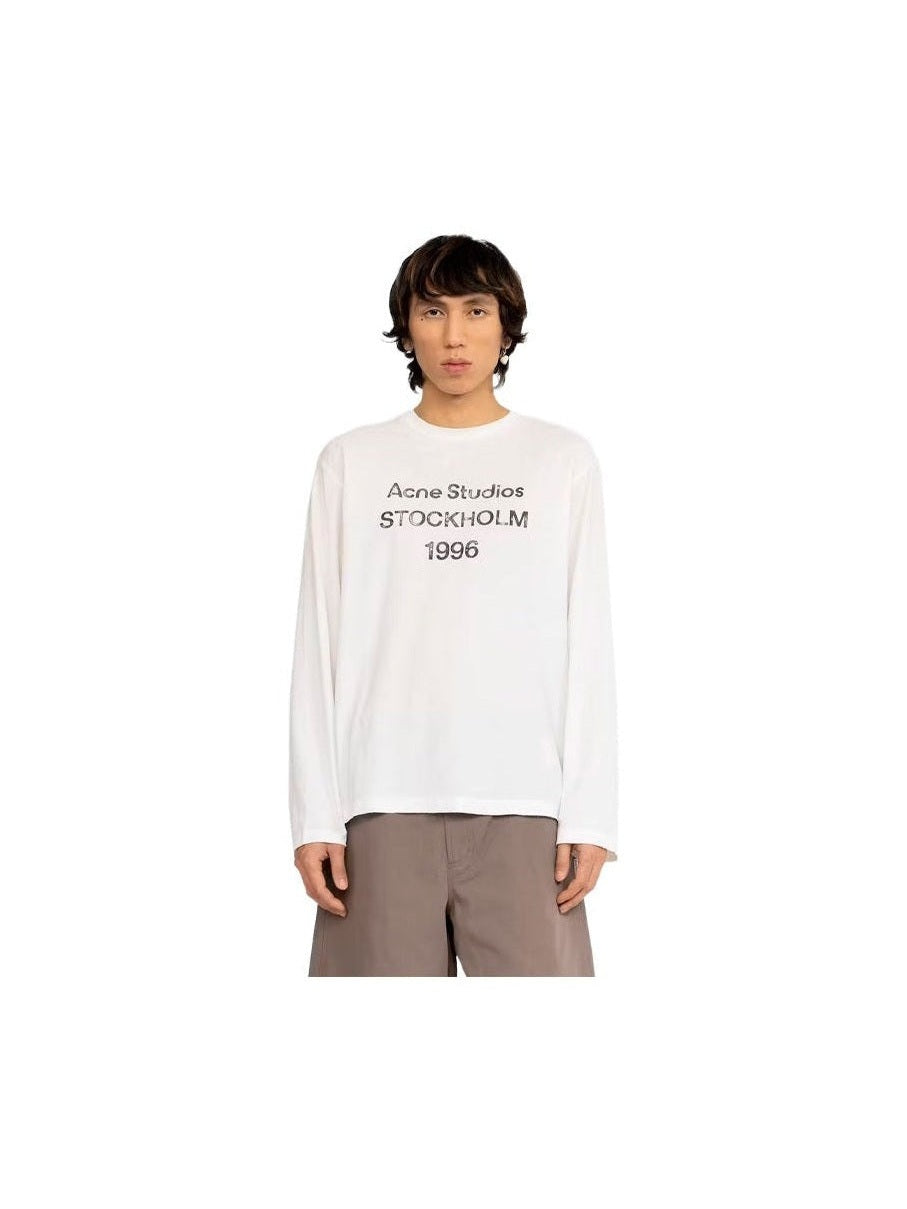 ACNE STUDIOS CRYSTAL LONGSLEEVE WHITE ACNE STUDIOS The Hype Company