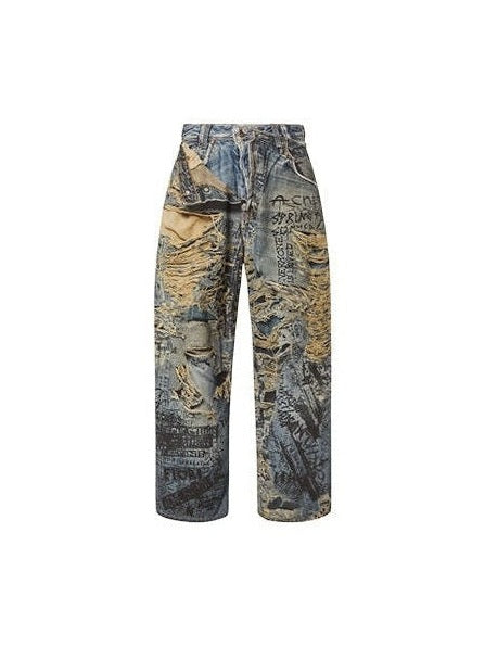 ACNE STUDIOS DISTRESSED TROMPE LOEIL ACNE STUDIOS The Hype Company