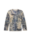 ACNE STUDIOS KARVIAN TROMPE L'OEIL SWEATER BLUE