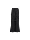 ACNE STUDIOS RIPSTOP CONVERTIBLE CARGO PANTS BLACK