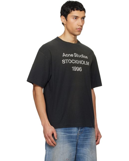 ACNE STUDIOS STOCKHOLM 1996 T-SHIRT BLACK