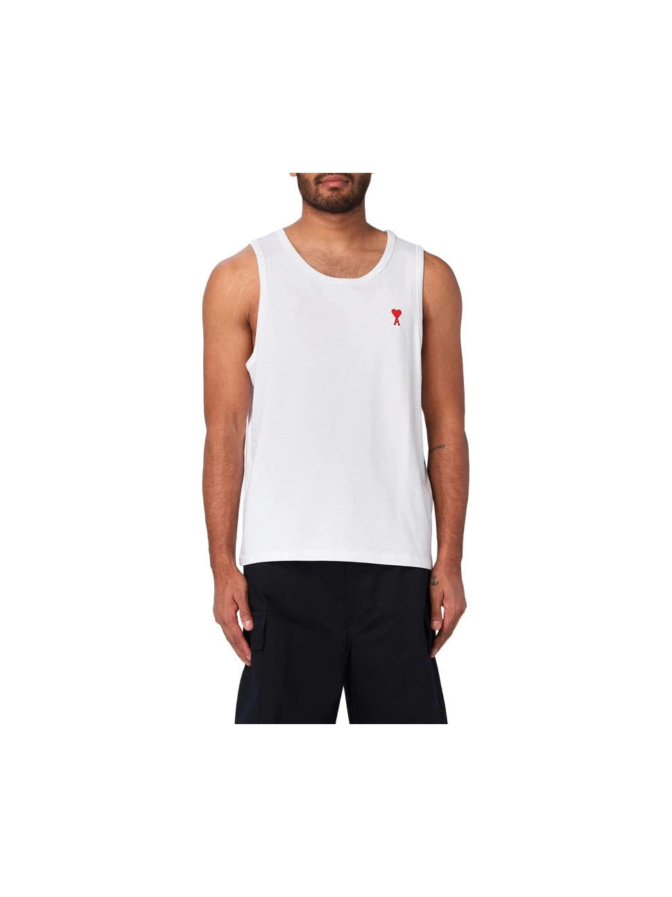 AMI PARIS RIBBED TANK TOP AMI PARIS The Hype Company