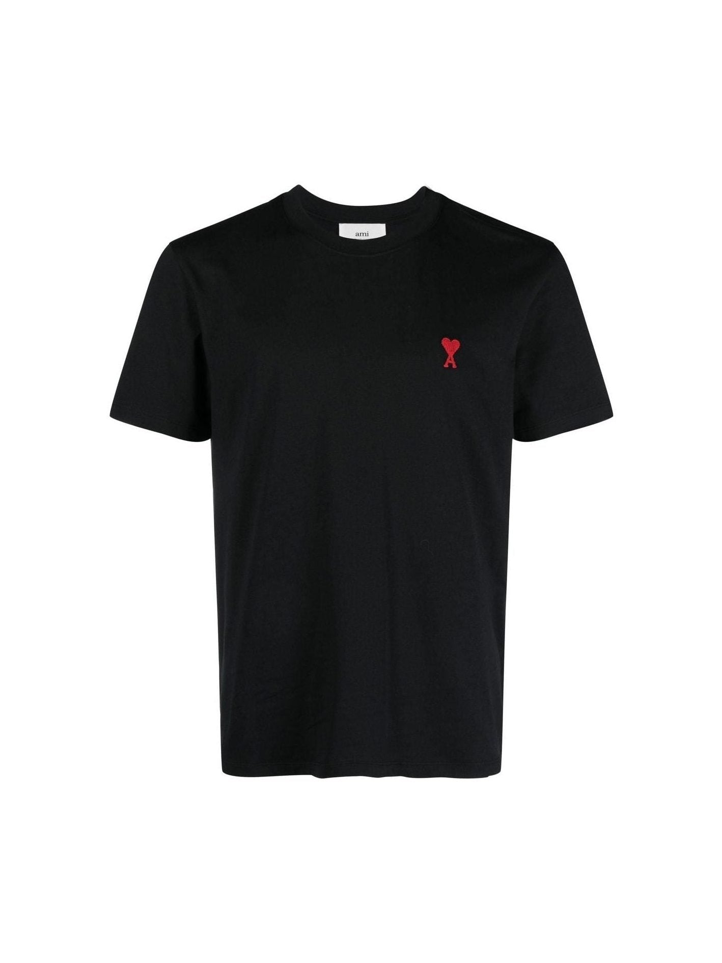 AMI PARIS TONAL AMI DE COEUR S/S T-SHIRT BLACK