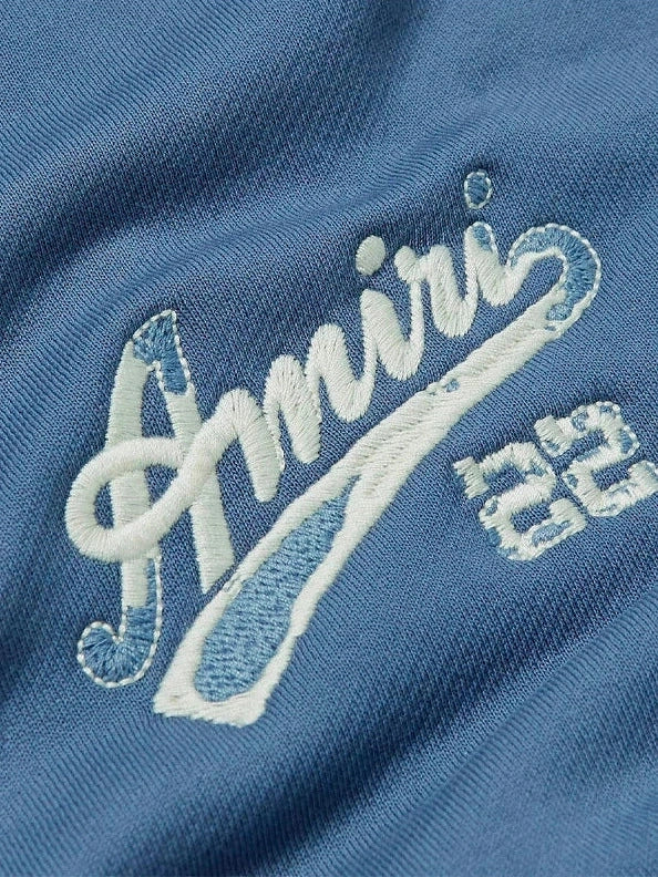 AMIRI 22 DISTRESSED POWDER BLUE HOODIE AMIRI The Hype Company
