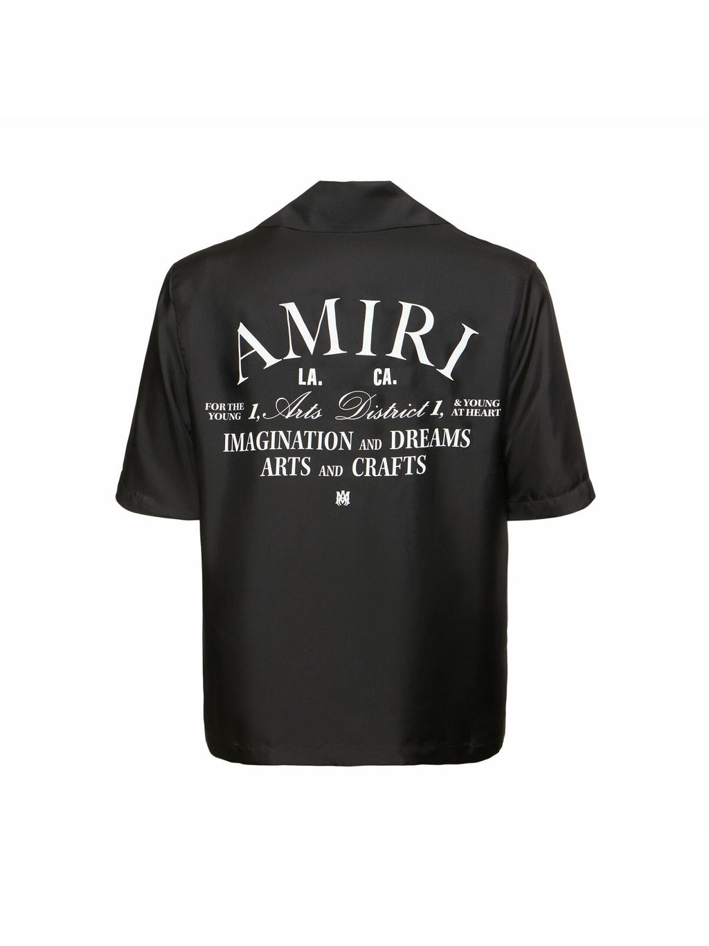 AMIRI ARTS DISTRICT BOWLING SHIRT BLACK