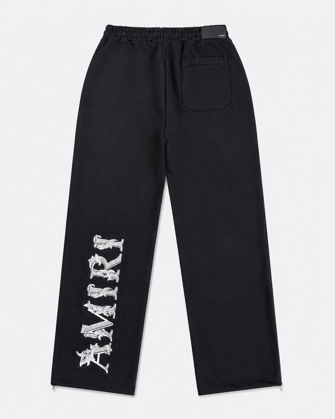 AMIRI BAROQUE BLACK LOGO SWEATPANTS RELAXED