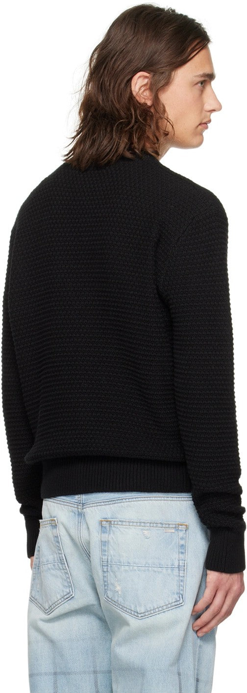 AMIRI BAROQUE SWEATER BLACK