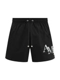 AMIRI BLACK CORE LOGO SWIM SHORTS AMIRI The Hype Company