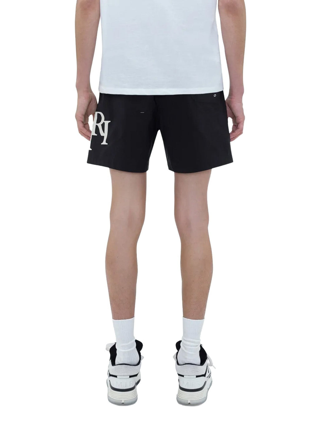 AMIRI BLACK CORE LOGO SWIM SHORTS AMIRI The Hype Company