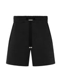 AMIRI BLACK EMBROIDERED SHORTS