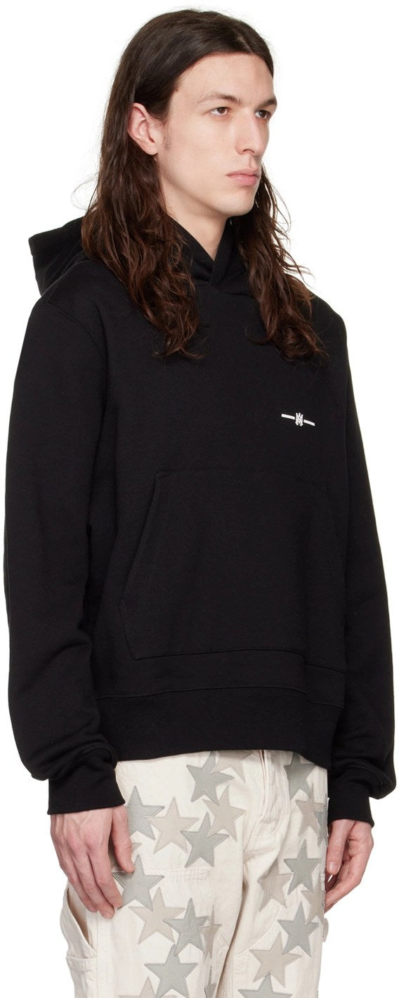 AMIRI BLACK MICRO 'M.A.' HOODIE