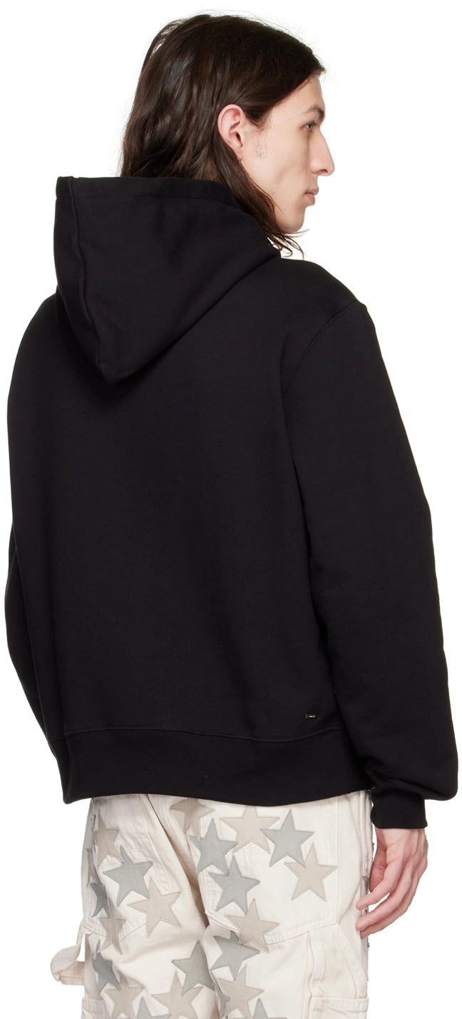 AMIRI BLACK MICRO 'M.A.' HOODIE