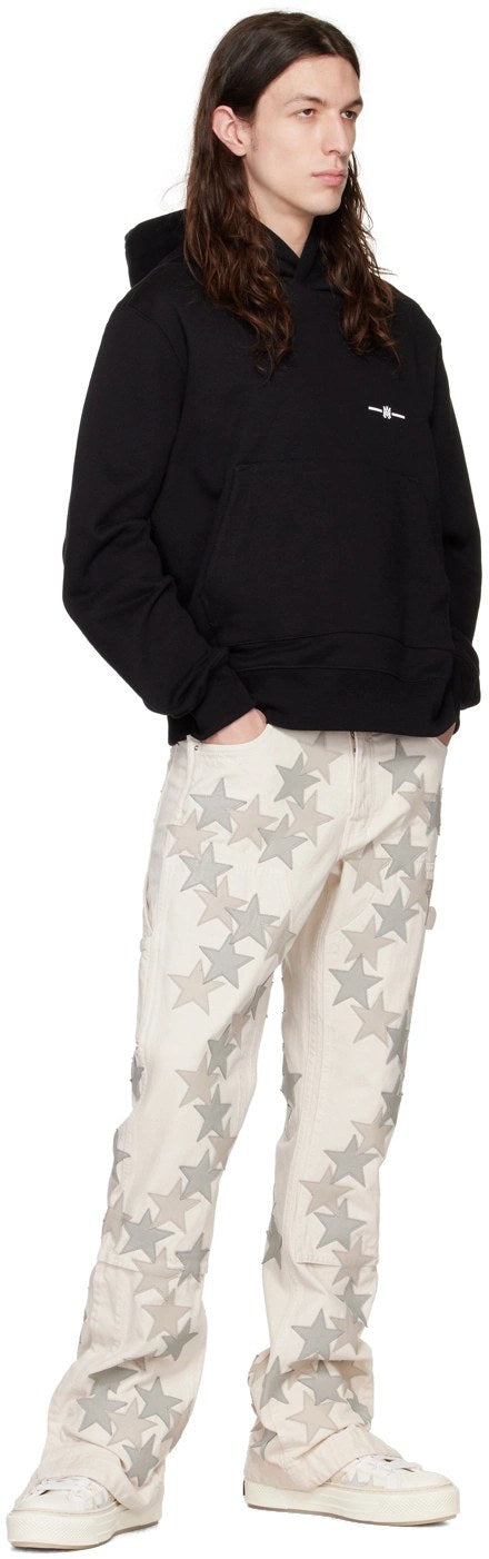 AMIRI BLACK MICRO 'M.A.' HOODIE