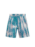 AMIRI BLEACHED PAISLEY MA SILK SHORT AQUA