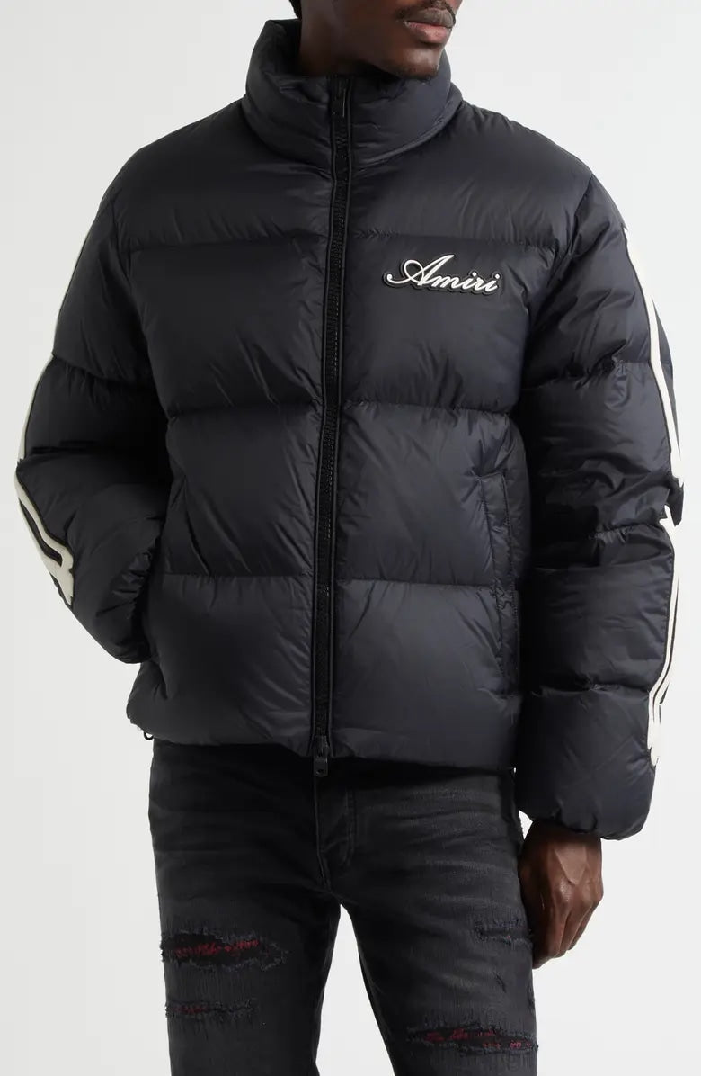 AMIRI BONES DOWN JACKET BLACK
