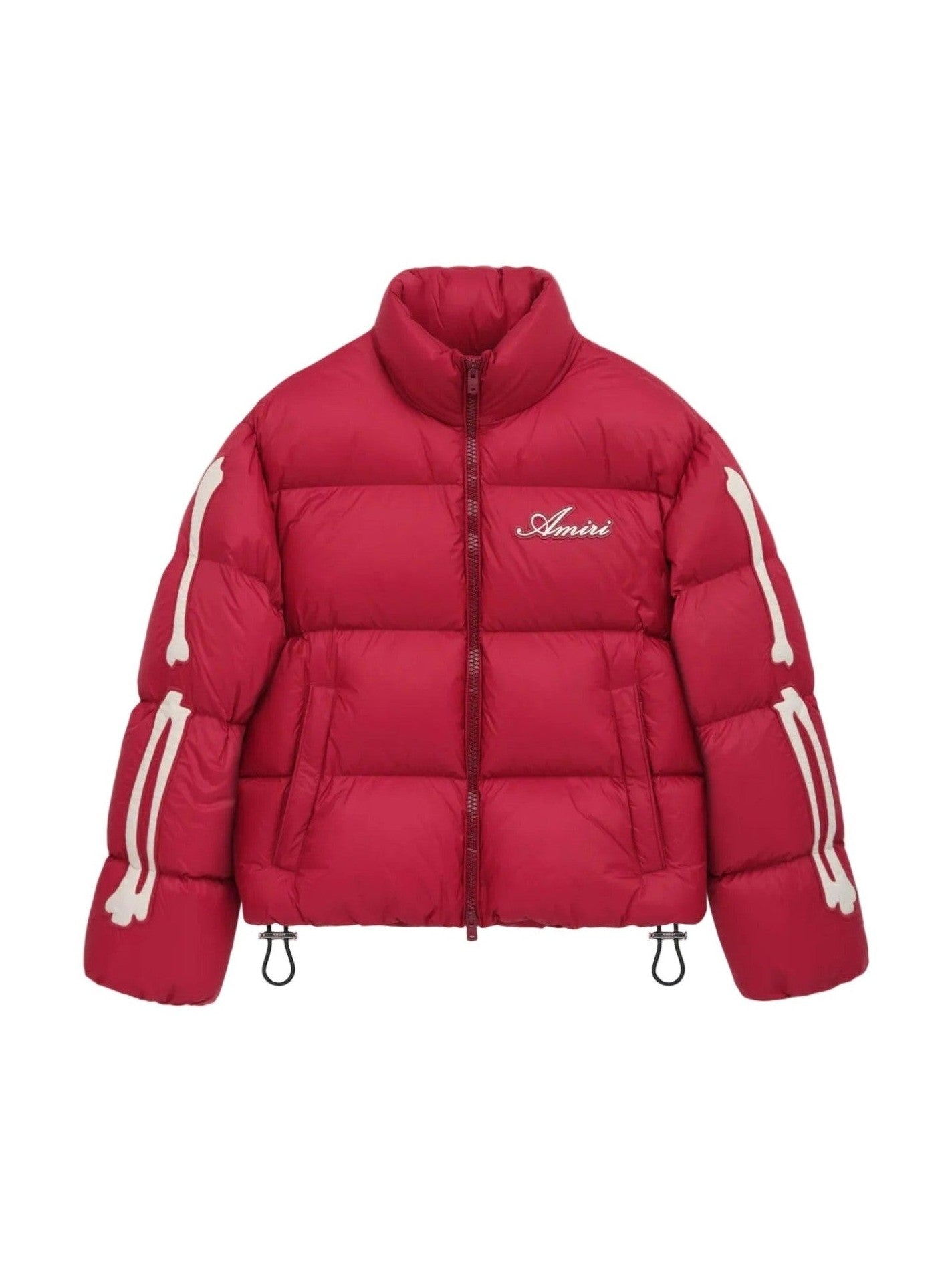 AMIRI BONES DOWN JACKET DEEP RED