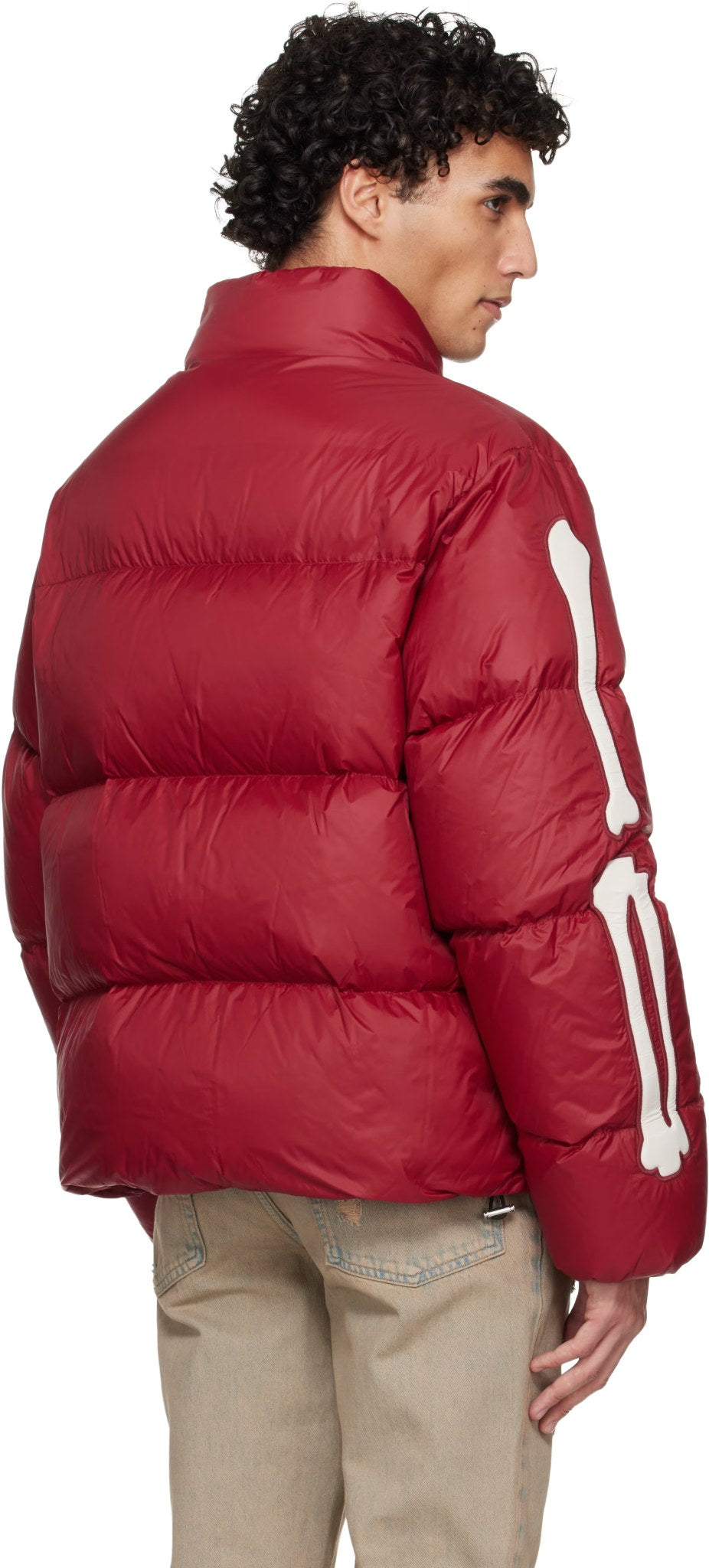 AMIRI BONES DOWN JACKET DEEP RED