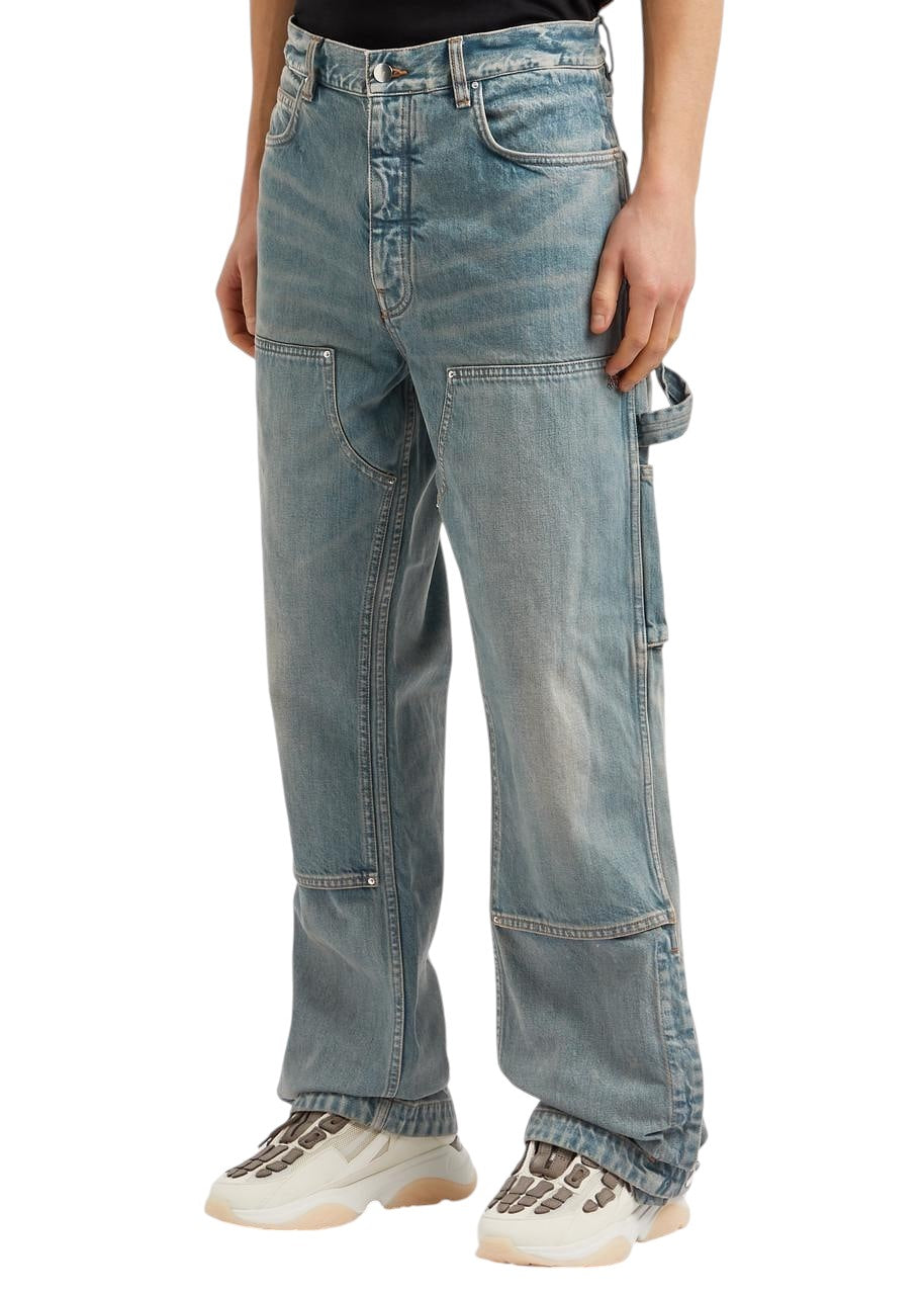 AMIRI CARPENTER DOUBLE KNEE BLUE JEANS