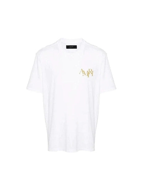 AMIRI CHAMPAGNE WHITE COTTON T SHIRT AMIRI The Hype Company