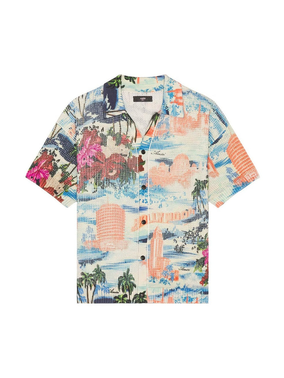 AMIRI CITYSCAPE KNIT SHIRT