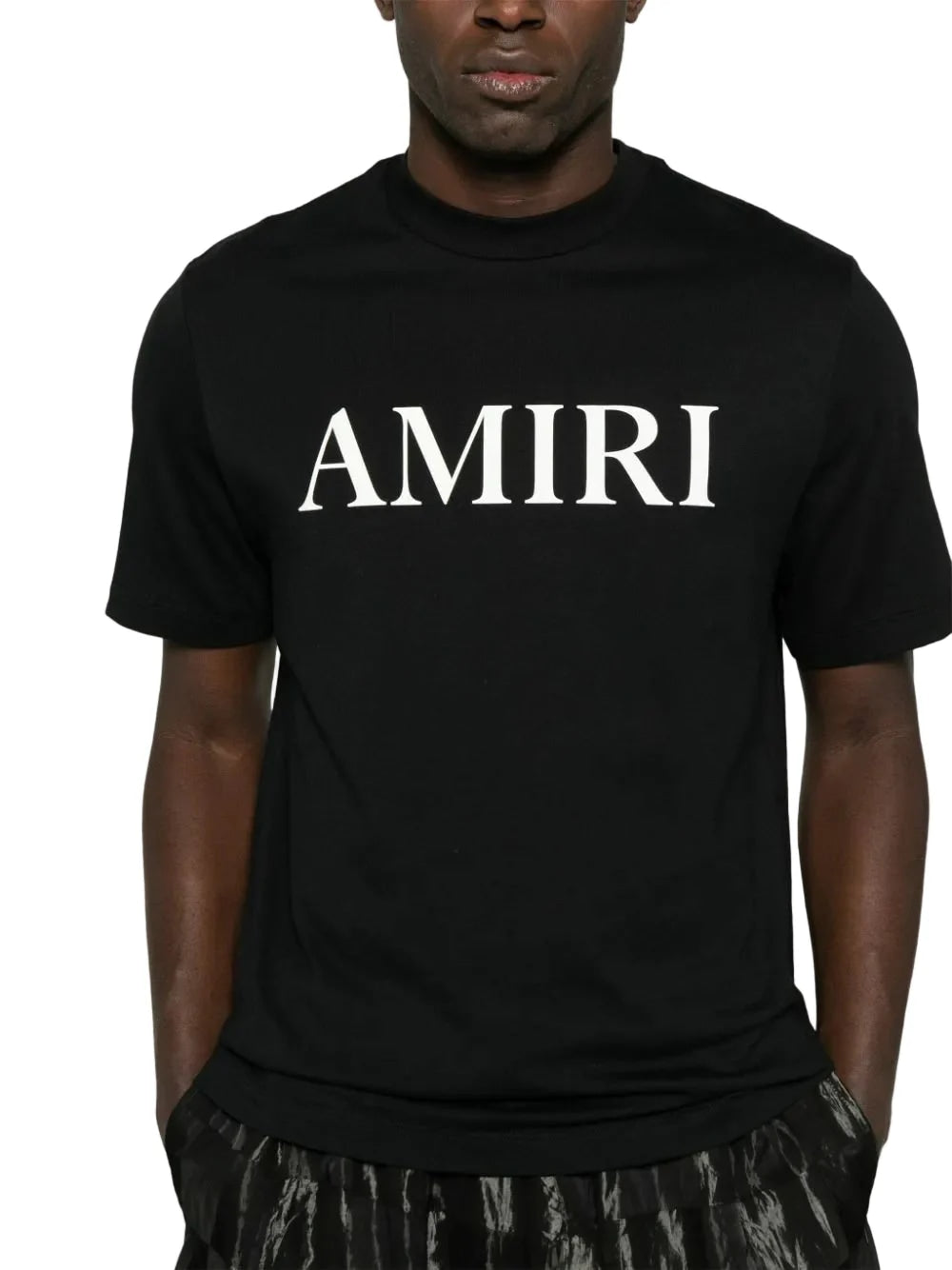 AMIRI CORE LOGO PUFF PRINT BLACK T-SHIRT