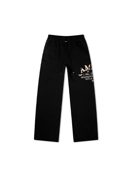 AMIRI DISTRESSED ARTS DISTRICT SWEATPANTS BLACK