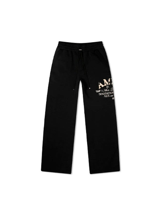 AMIRI DISTRESSED ARTS DISTRICT SWEATPANTS BLACK