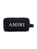 AMIRI DOPP KIT BAG BLACK CORE LOGO