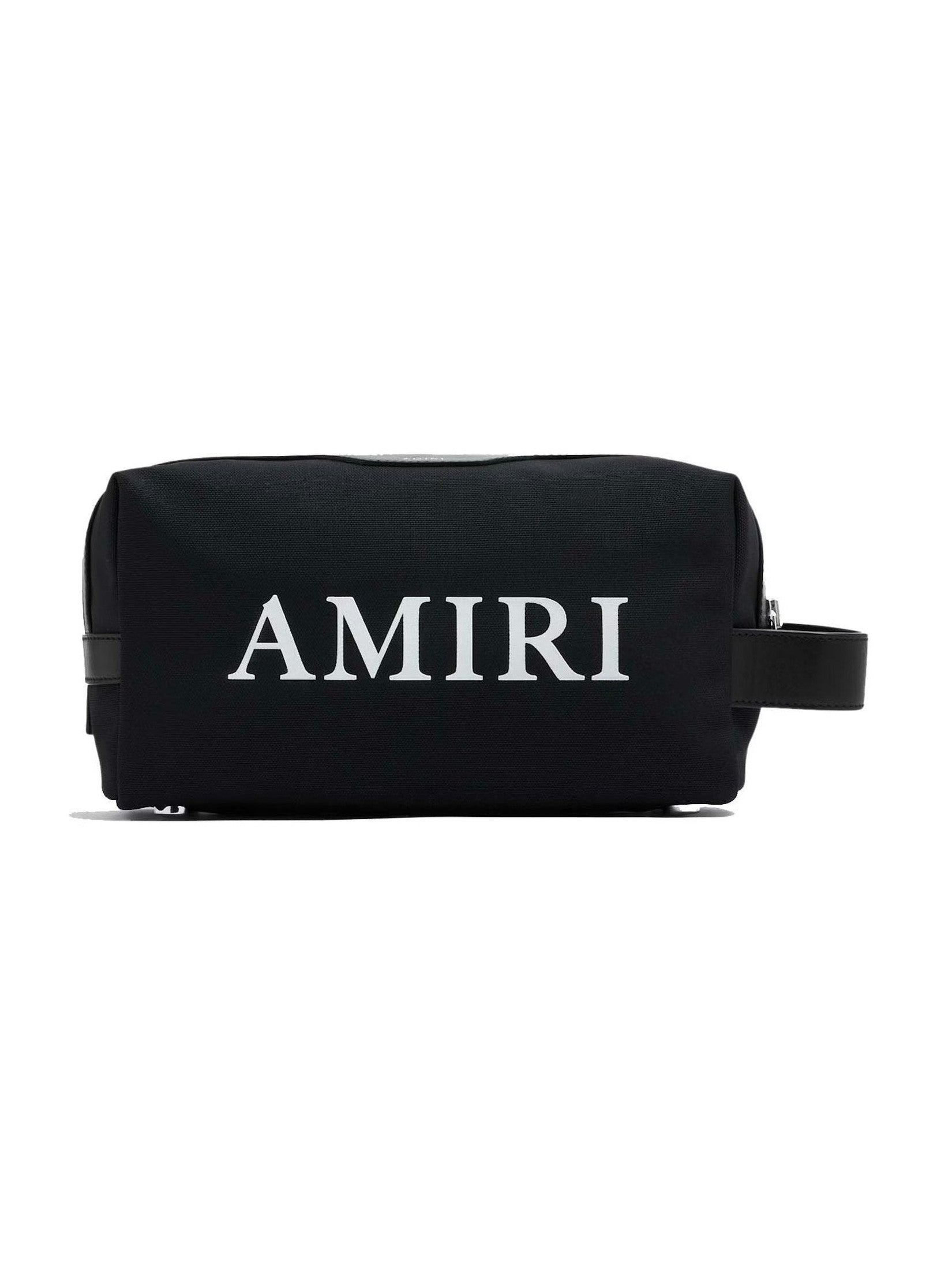 AMIRI DOPP KIT BAG BLACK CORE LOGO