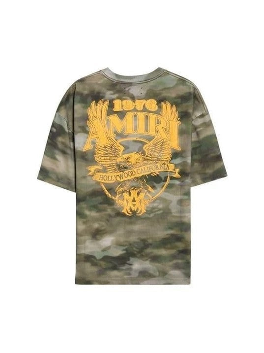 AMIRI EAGLE 1976 CAMO T SHIRT
