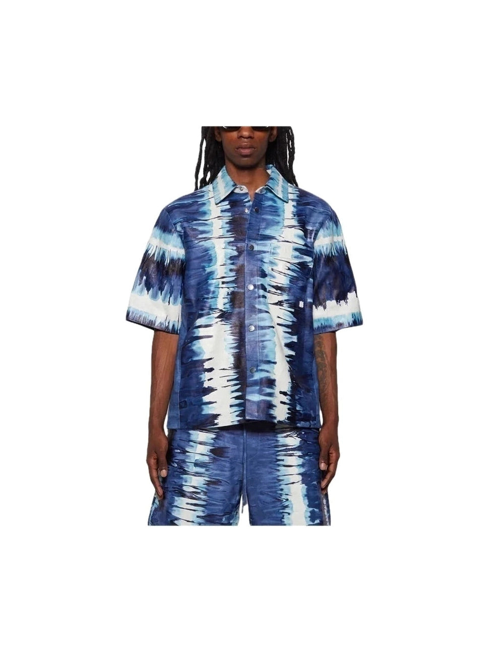 AMIRI LEATHER WATER COLOUR SHIRT AMIRI The Hype Company
