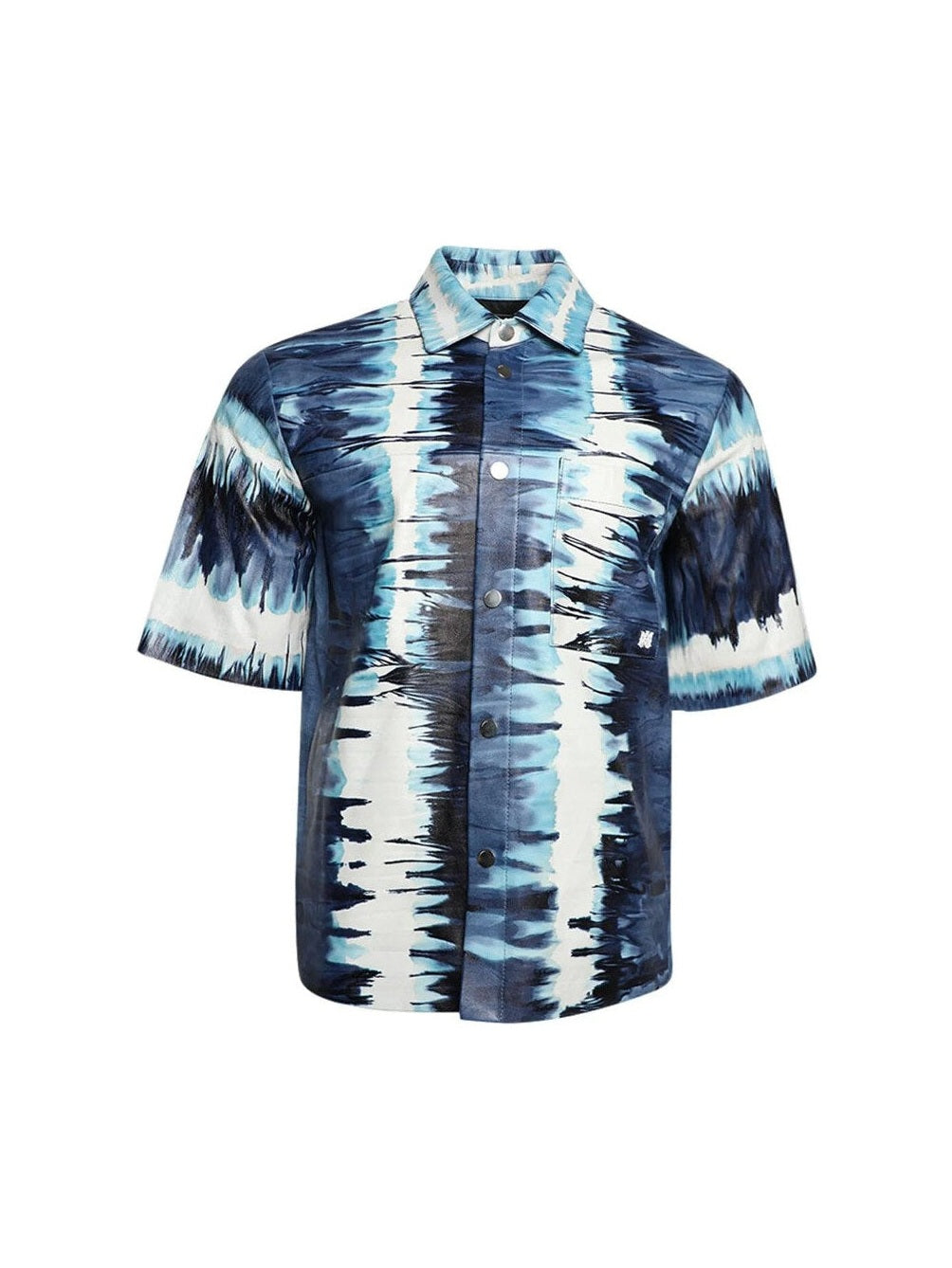 AMIRI LEATHER WATERCOLOR SHIRT