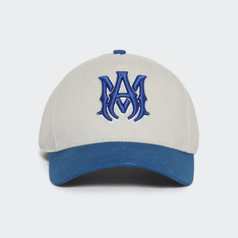 AMIRI MA CAP CANVAS ALABASTER BLUE