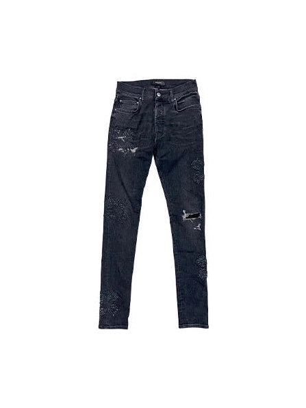 AMIRI MA CRYSTAL PATCHES SKINNY JEAN AMIRI The Hype Company