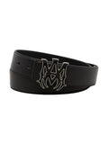AMIRI MA LOGO BELT BLACK