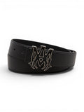 AMIRI MA LOGO BELT BLACK