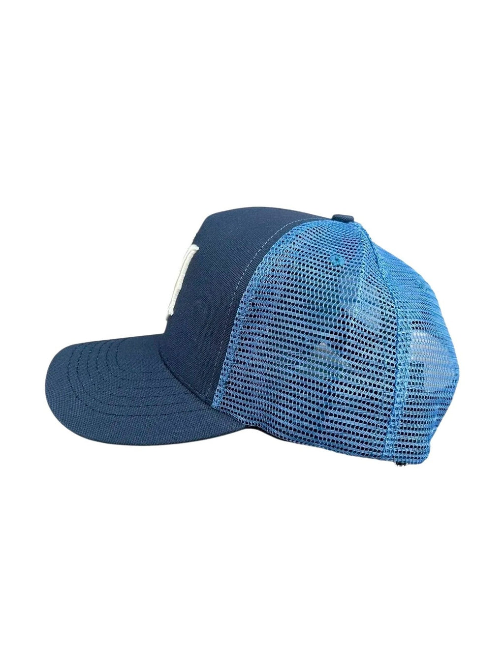 AMIRI MA LOGO TRUCKER HAT BLUE