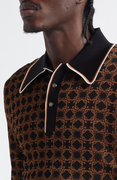 AMIRI MA QUAD POLO BROWN