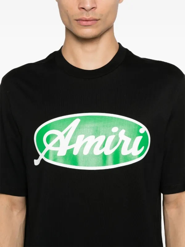 AMIRI OVAL LOGO T-SHIRT BLACK