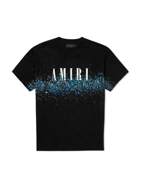 AMIRI OVERSIZED CRYSTAL EMBELLISHED PAINT BLACK TEE AMIRI The Hype Company
