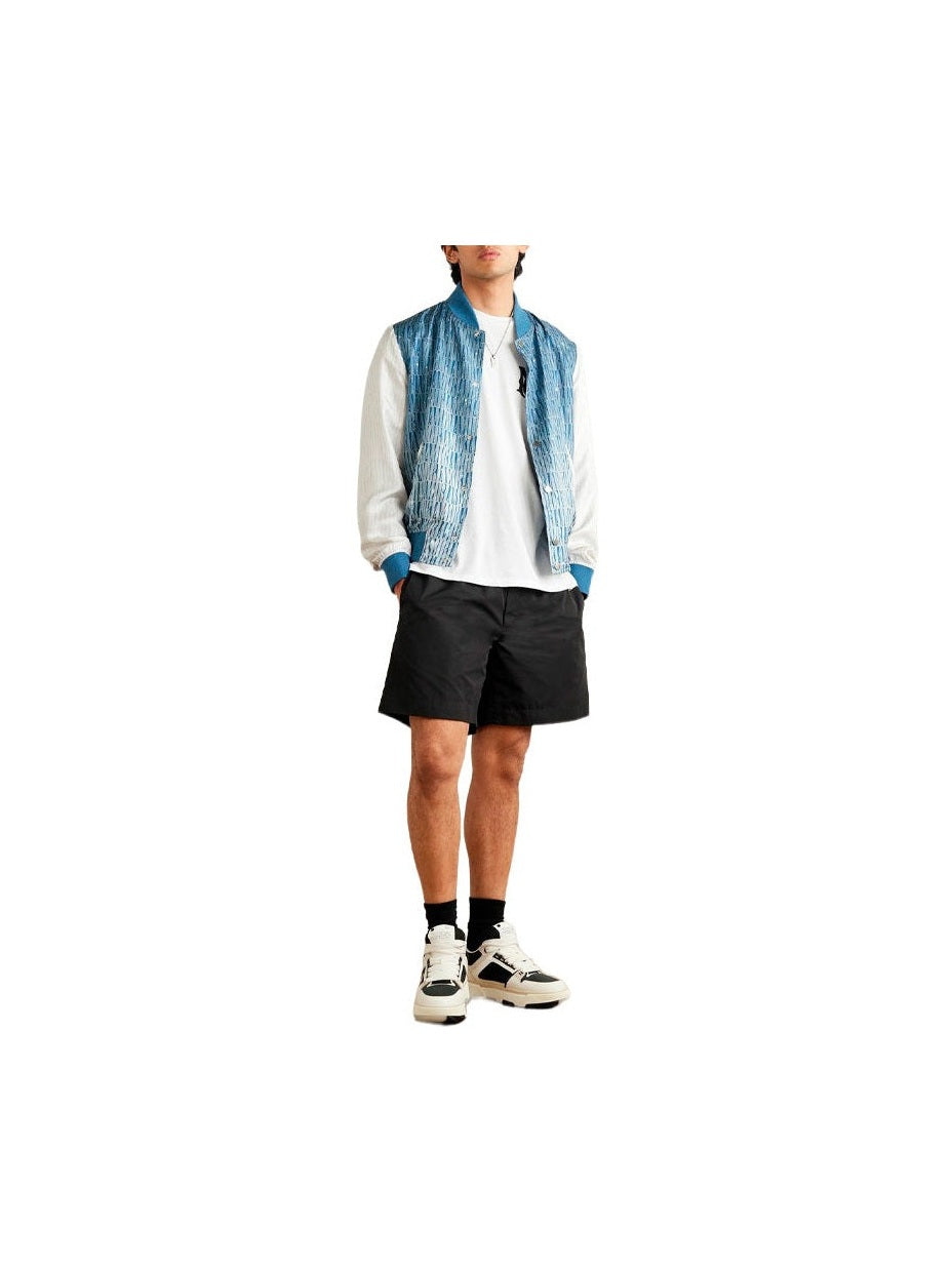 AMIRI PAINT SPLATTER GRADIENT LOGO PRINT SILK TWILL BOMBER JACKET AMIRI The Hype Company